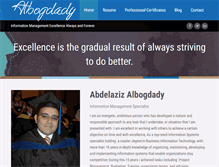 Tablet Screenshot of abogdady.com